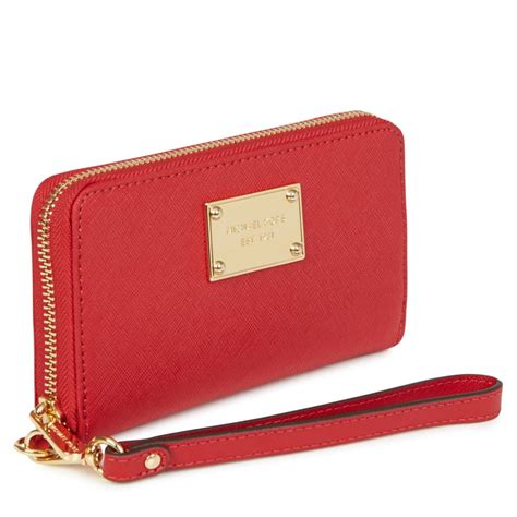 red wallet michael kors